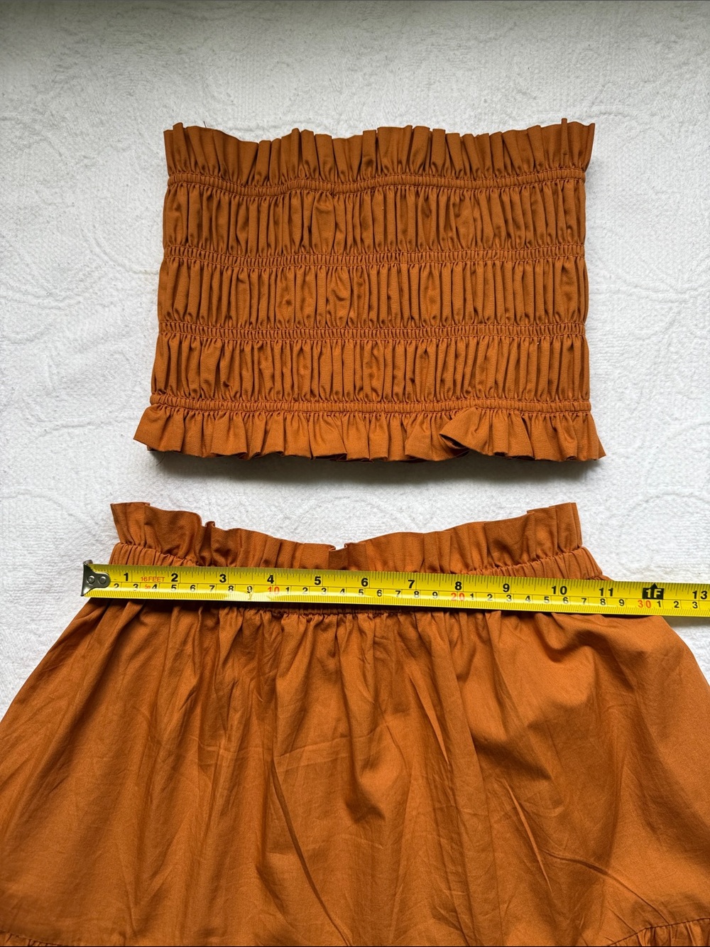 Kourt Ellery Matching Set in Terracotta/ Rust Orange Size XS ResortWear Western - Picture 10 of 16